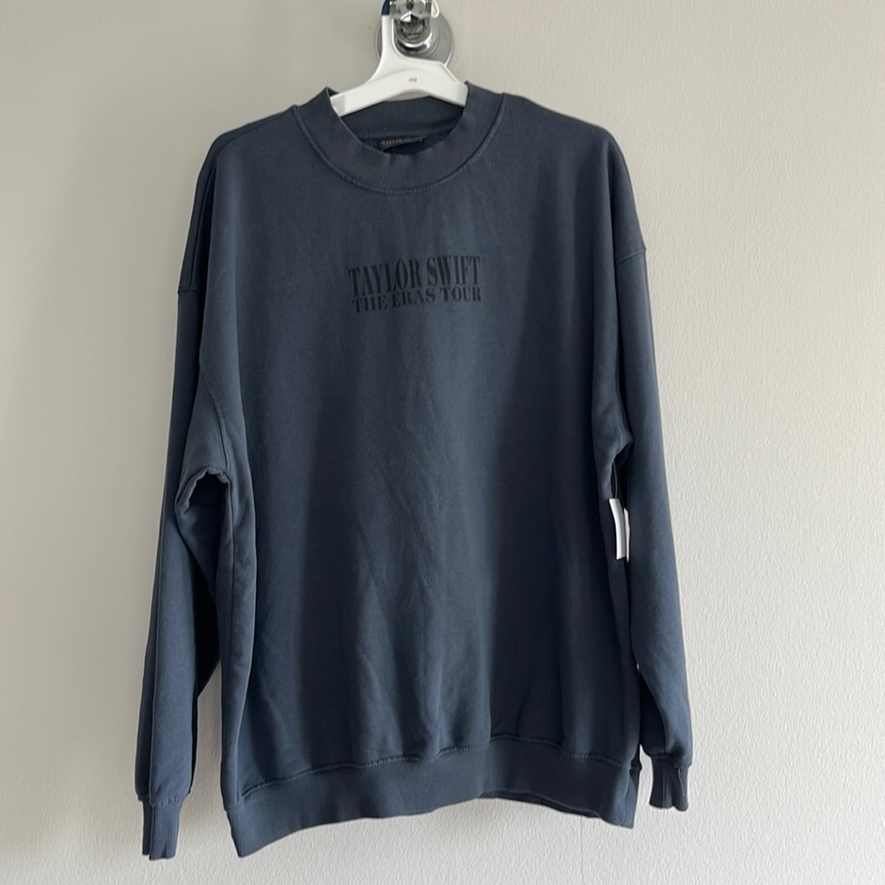 Official Taylor Swift ERAS tour blue crewneck